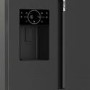 Beko 571 Litre American Fridge Freezer with Plumbed Ice and Water Dispenser - Black