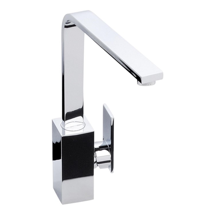 Abode New Media Single Lever Kitchen Mixer Tap - Chrome