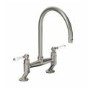Abode Ludlow Bridge Kitchen Mixer Tap - Brushed Nickel