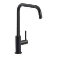 Abode Althia Single Lever Kitchen Mixer Tap - Matt Black