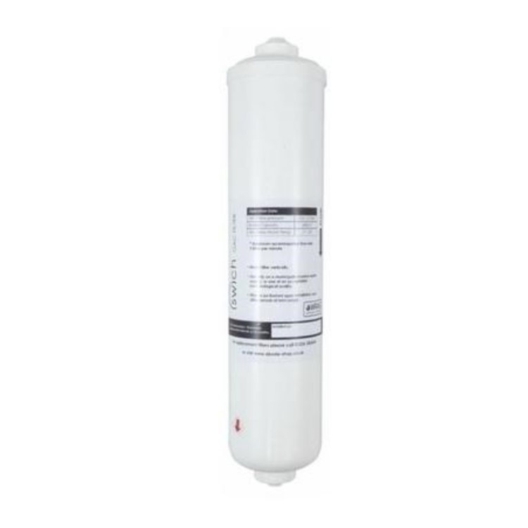 Abode AT2055 Swich Water Filter Diverter - Round Handle in Brushed Nickel with Hard Water Filter