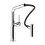 Abode Tubist T Pull Out Spray Single Lever Kitchen Mixer Tap - Chrome