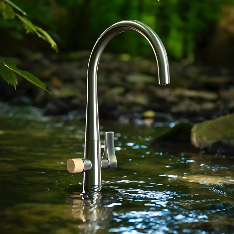 Abode Naturale Aquifier Water Filter Tap - Brushed Nickel