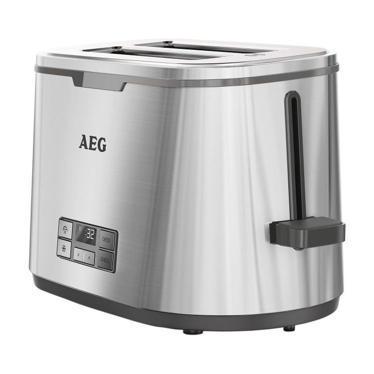 GRADE A2 - AEG AT7800-U 7 Series 2-slice Toaster With Timer Stainless Steel