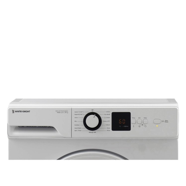 White Knight 8kg 1400rpm Washing Machine - White