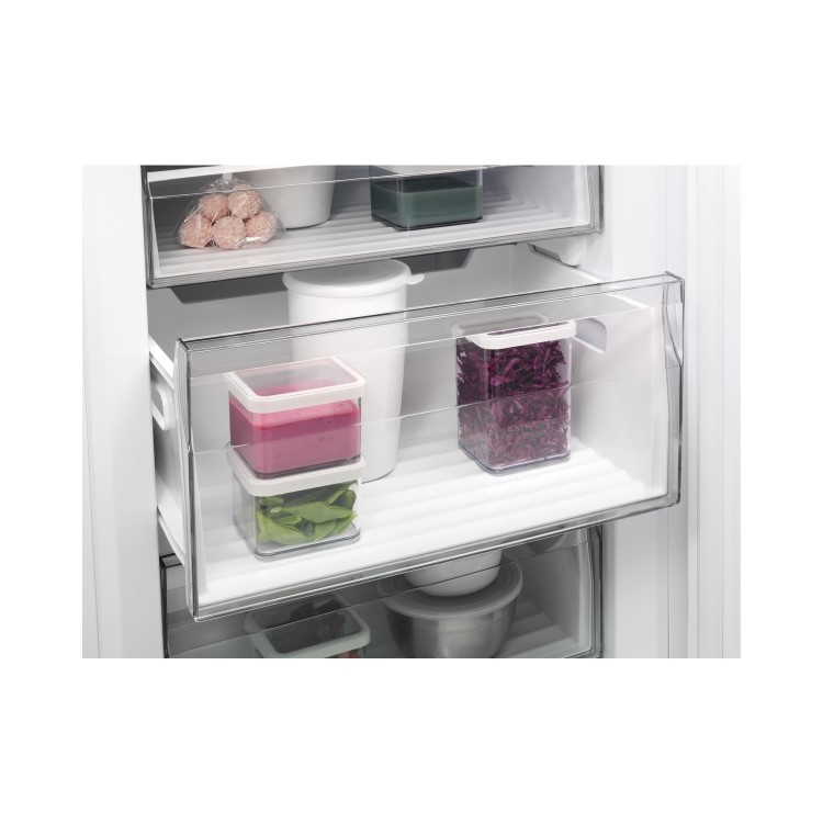 AEG 88 Litres Freestanding Under Counter Freezer With OptiSpace  - Stainless Steel