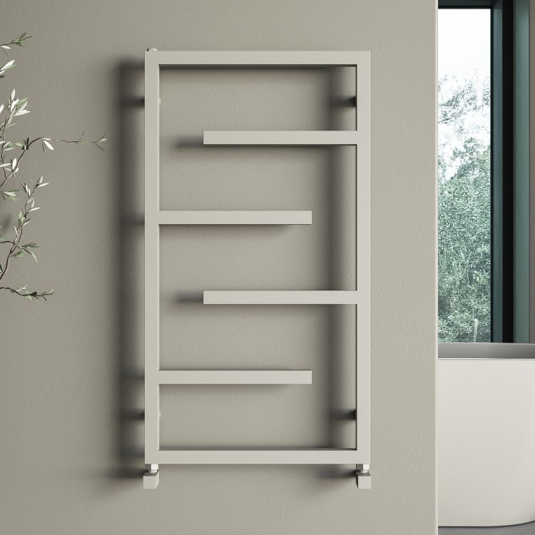 Beige Designer Towel Radiator 915 x 500mm - Atka