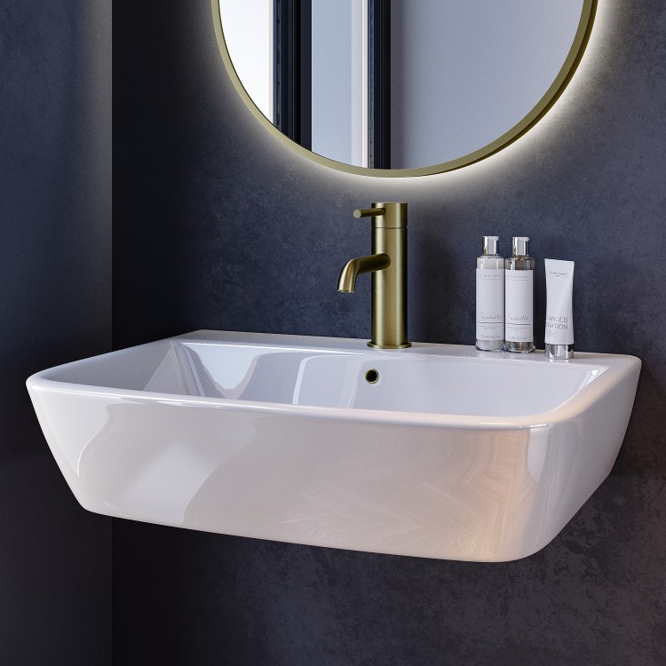 Wall Hung Basin 600mm - Atlanta