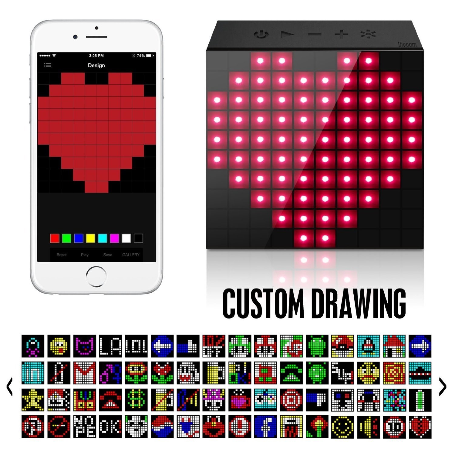 Aurabox clock hot sale speaker