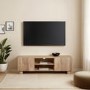 Large Solid Mango Wood TV Stand with Storage - TV's up to 60" - Austin