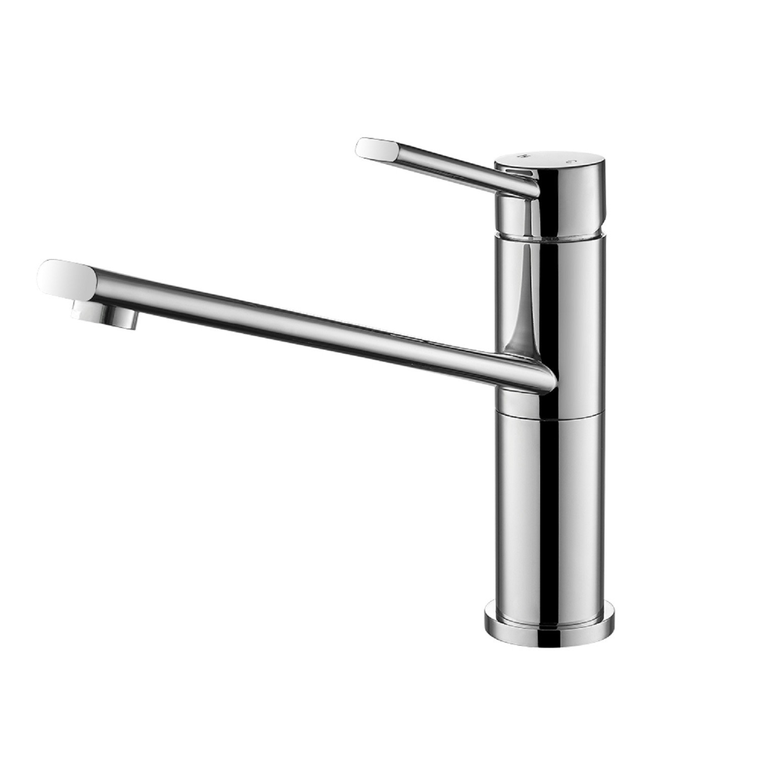 Chrome Single Lever Monobloc Kitchen Mixer Tap - Essence Ava