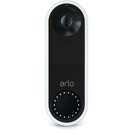 Arlo 1080p HD Wired Video Doorbell - White