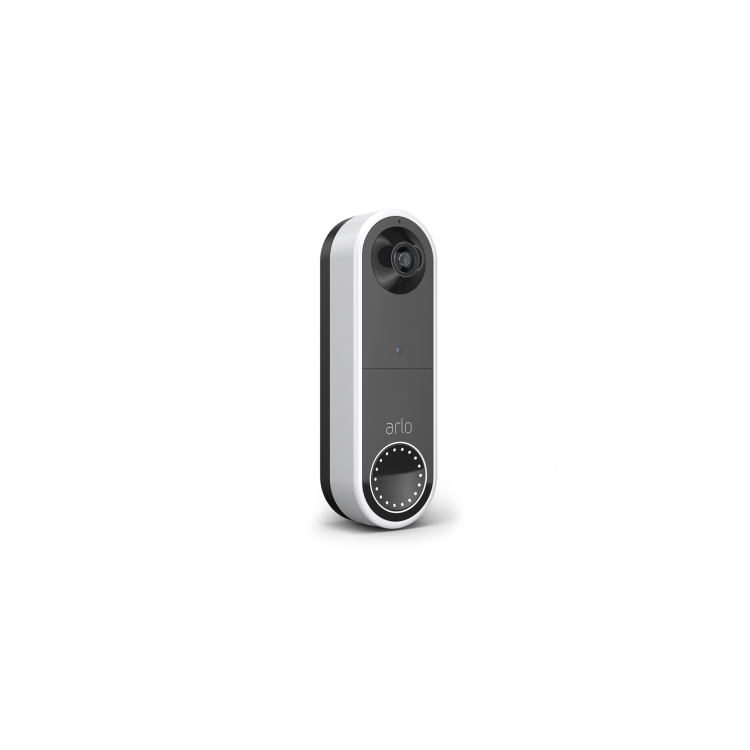 Arlo 1080p HD Essential Video Doorbell with Siren - White