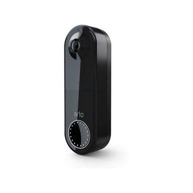 Arlo 1080p HD Essential Video Doorbell with Siren - Black