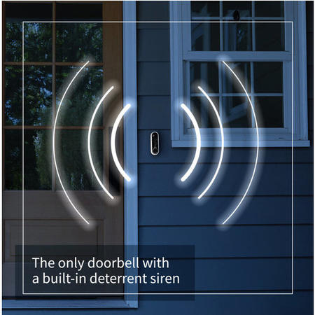 Arlo 1080p HD Essential Video Doorbell with Siren - Black