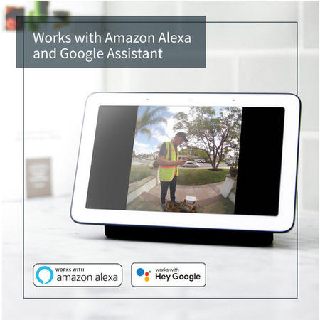 Arlo 1080p HD Essential Video Doorbell with Siren - Black