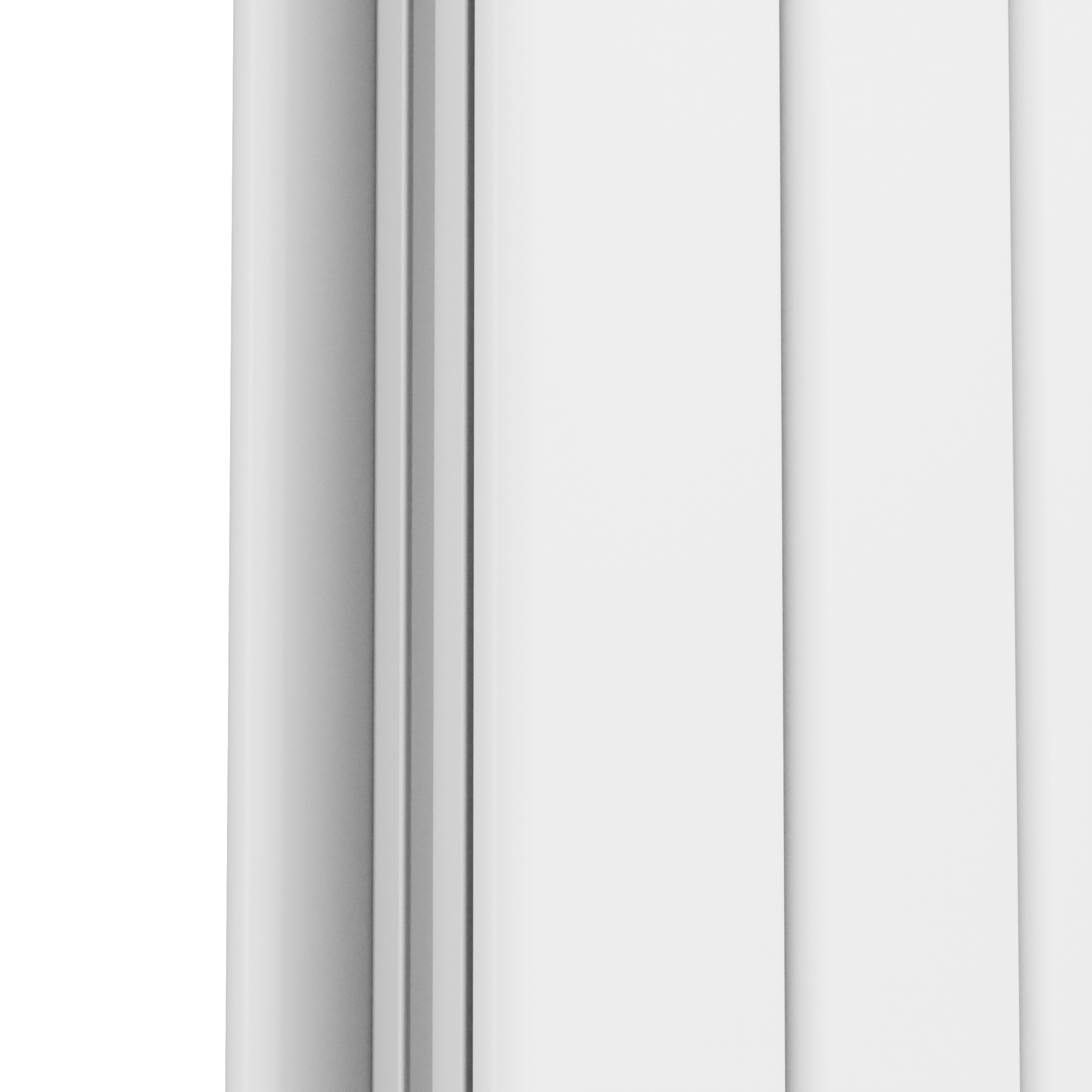 Eco Eleganza White Vertical Flat Designer Aluminium Radiator 1800x450mm ...