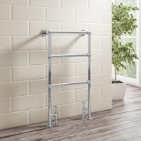 Traditional Chrome Bathroom Towel Radiator - 914 x 535mm