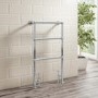 Traditional Chrome Bathroom Towel Radiator - 914 x 535mm