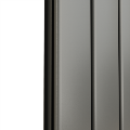 Eco Eleganza Anthracite Vertical Flat Designer Aluminium Radiator 1800x450mm Single Panel 3388 BTU