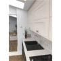 Abode Oriel Single Bowl Inset Black Granite Kitchen Sink