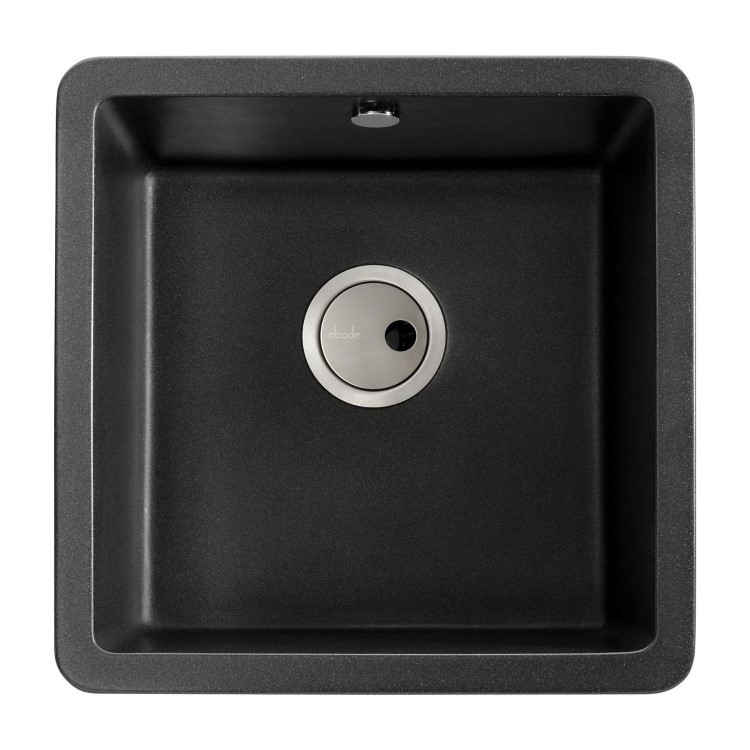 Abode Matrix Single Bowl Granite Inset Kitchen Sink - Grey