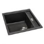 Abode Syncronist Compact 1.25 Bowl Inset/Undermount Kitchen Sink - Metallic Black