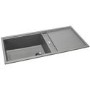 Abode Synchronist 1.25 Bowl Inset / Undermount Grey Granite Kitchen Sink