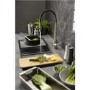 Abode Synchronist 1.25 Bowl Inset / Undermount Grey Granite Kitchen Sink