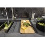 Abode Synchronist 1.25 Bowl Inset / Undermount Grey Granite Kitchen Sink