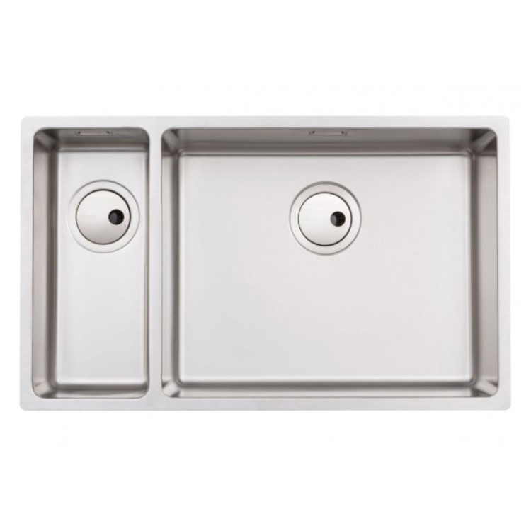 Matrix R15 1.5 Right Hand Bowl Undermount Kitchen Sink - Stainless Steel