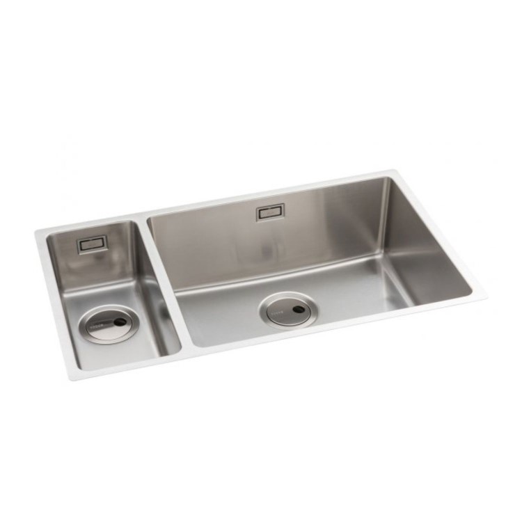 Matrix R15 1.5 Right Hand Bowl Undermount Kitchen Sink - Stainless Steel