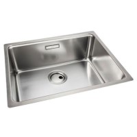 System Sync Single Bowl Kitchen Sink with Accessory Trio - Stainless Steel