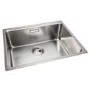 System Sync Single Bowl Kitchen Sink with Accessory Trio - Stainless Steel