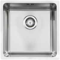 Abode Matrix R25 Single Bowl Inset / Undermount Brushed Stainless Steel Kitchen Sink