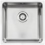 Abode Matrix R25 Single Bowl Inset / Undermount Brushed Stainless Steel Kitchen Sink