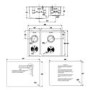Abode Matrix R25 Right Hand 1.5 Bowl Inset / Undermount Brushed Stainless Steel Kitchen Sink