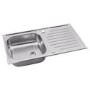 Abode Stria 1.0 Bowl Inset Stainless Steel Kitchen Sink