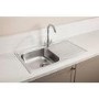 Abode Stria 1.0 Bowl Inset Stainless Steel Kitchen Sink