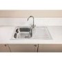 Abode Stria 1.0 Bowl Inset Stainless Steel Kitchen Sink