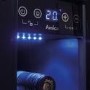Refurbished Amica AWC150SS Freestanding 6 Bottle Single Zone Under Counter Wine Cooler Stainless Steel