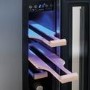 Refurbished Amica AWC150SS Freestanding 6 Bottle Single Zone Under Counter Wine Cooler Stainless Steel
