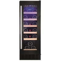 Amica 19 Bottle Capacity Single Zone Freestanding Under Counter Wine Cooler - Black Amica 19 Bottle Capacity Single Zone Freestanding Under Counter Wine Cooler - Black