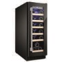 Amica 19 Bottle Capacity Single Zone Freestanding Under Counter Wine Cooler - Black