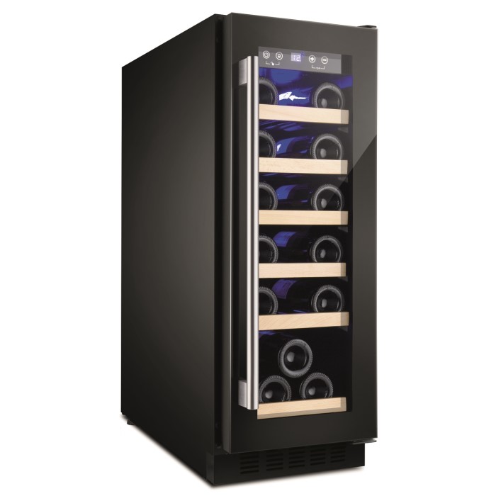 Amica AWC300BL 30cm Freestanding Wine Cooler Black Appliances Direct