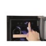 Amica 19 Bottle Capacity Single Zone Freestanding Under Counter Wine Cooler - Black