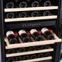 GRADE A2 - Amica AWC600SS 46 Bottle 60cm Freestanding Wine Cooler - Stainless Steel