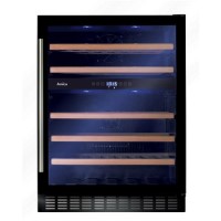 Amica AWC601BL 60cm Feestanding Wine Cooler - Black