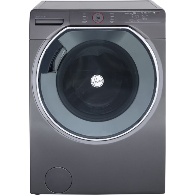 Hoover AWDPD4138LHR1 Smart 13kg Wash 8kg Dry 1400rpm Freestanding Washer Dryer with Wi-Fi - Graphite