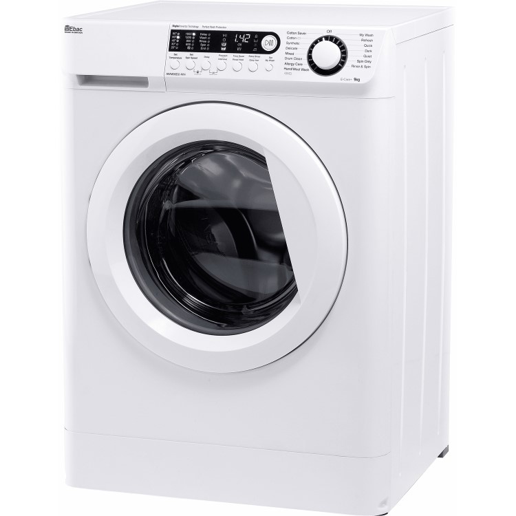 Ebac E-Care 9kg 1600rpm Freestanding Washing Machine - White